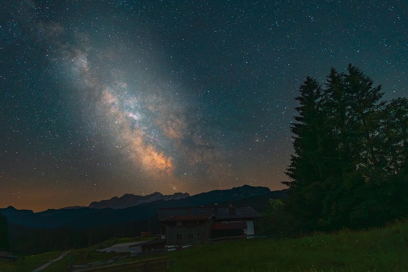 Milky Way Night Sky